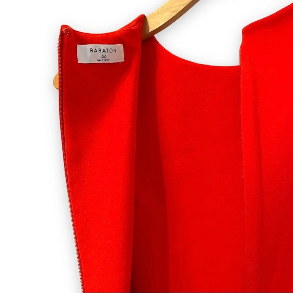 Aritzia Babaton Matheson Sheath Dress, Orange-Red, 00 - Picture 7 of 15